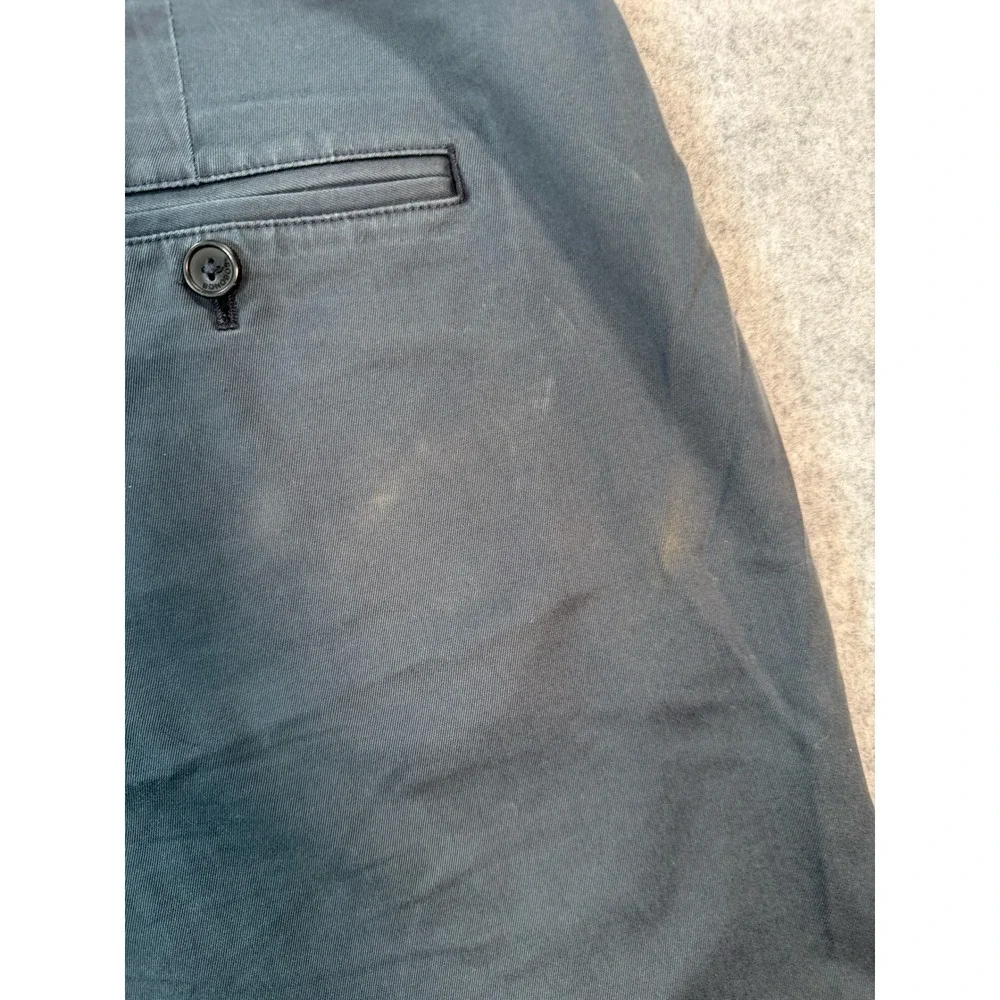 Bonobos Mens Chino Shorts Navy Blue 7 Inch Inseam Size 35 Cotton Twill